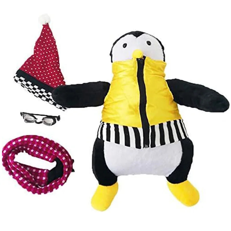2sizes Penguin Hugsy Stuffed Plush, TV Penguin Joey's Friends HUGSY Plush Penguin Rachel Stuffed Doll Toy for Kids Easter Gift