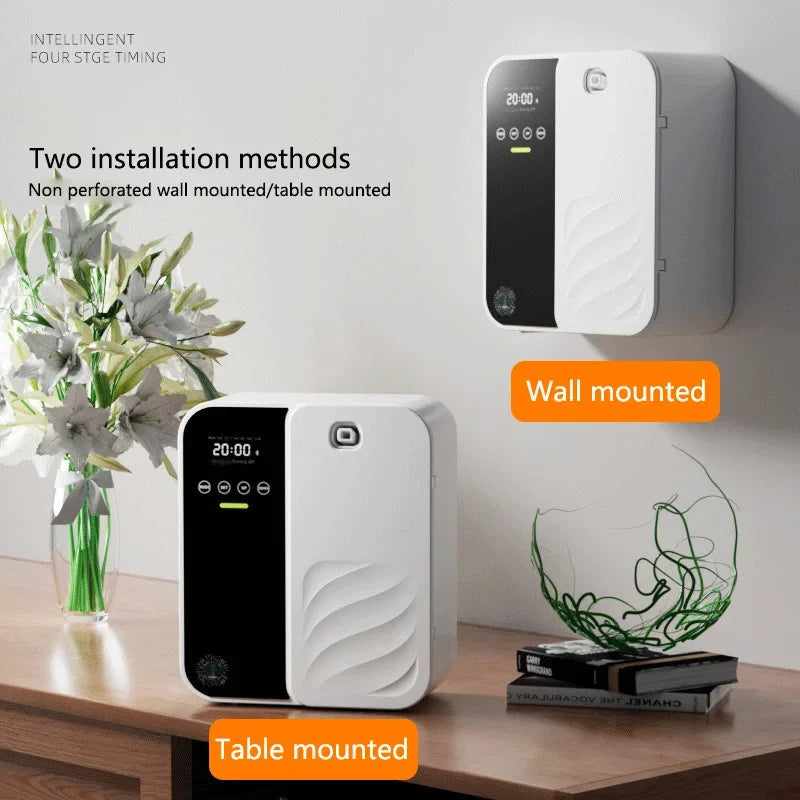 1000m³ Scent Diffuser Machine Wall Mounted Fragrance Diffuser Bluetooth Essential Oils Diffuser Electric Smell for Home Hotel
