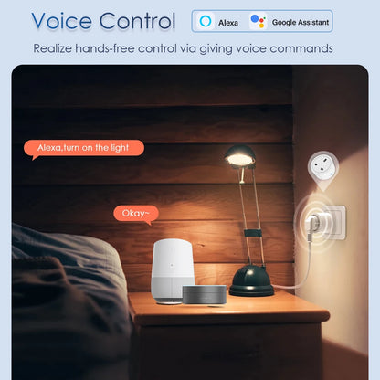 Smart Plug UK 20A  WIFI Timing Socket Smart Home Power Outlet Power Monitor Tuya Smart Life App Work with Aleax Google Home