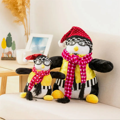 2sizes  Penguin Hugsy Stuffed Plush， TV Penguin Joey's Friends HUGSY Plush Penguin Rachel Stuffed Doll Toy for Kids Easter Gift