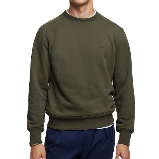 CHCH Autumn Men's Hoodies Casual Pullover Solid Color Round Neck Men's Fashion Long Sweatshirt Tops Basic hoodies