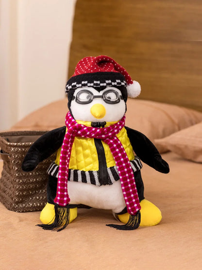 2sizes  Penguin Hugsy Stuffed Plush， TV Penguin Joey's Friends HUGSY Plush Penguin Rachel Stuffed Doll Toy for Kids Easter Gift