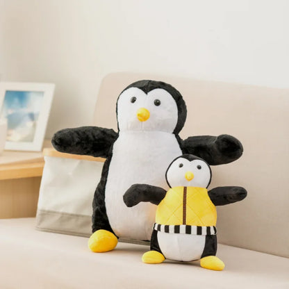 2sizes  Penguin Hugsy Stuffed Plush， TV Penguin Joey's Friends HUGSY Plush Penguin Rachel Stuffed Doll Toy for Kids Easter Gift