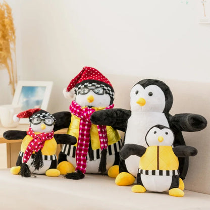 2sizes  Penguin Hugsy Stuffed Plush， TV Penguin Joey's Friends HUGSY Plush Penguin Rachel Stuffed Doll Toy for Kids Easter Gift